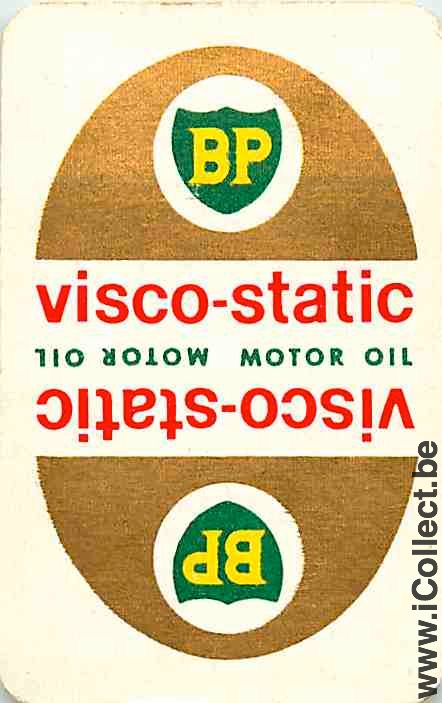 Single Swap Playing Cards Motor Oil BP Visco-Static (PS13-52H) - Click Image to Close